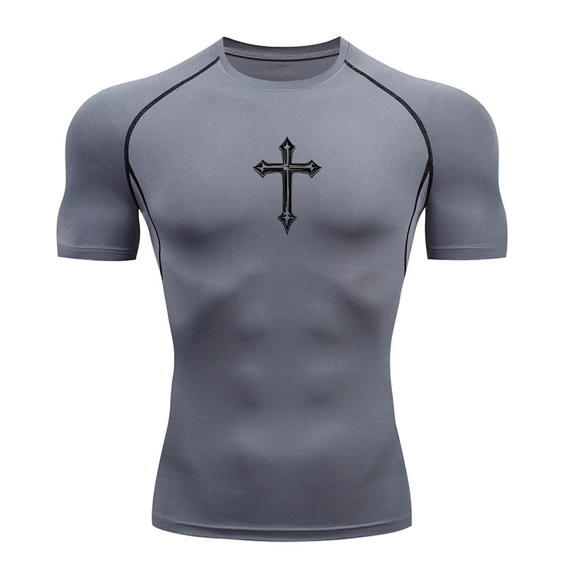 T-shirt de compression the God's Fear
