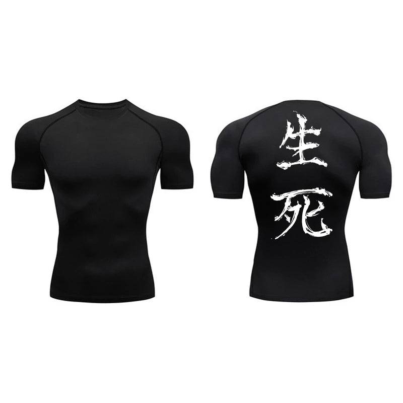"Born and Die" Compression T-shirt