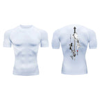 T-shirt de compression katana obscure