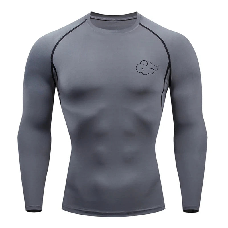 Cloud long sleeve compression shirt
