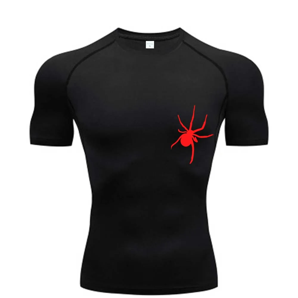 Spider compression t-shirt