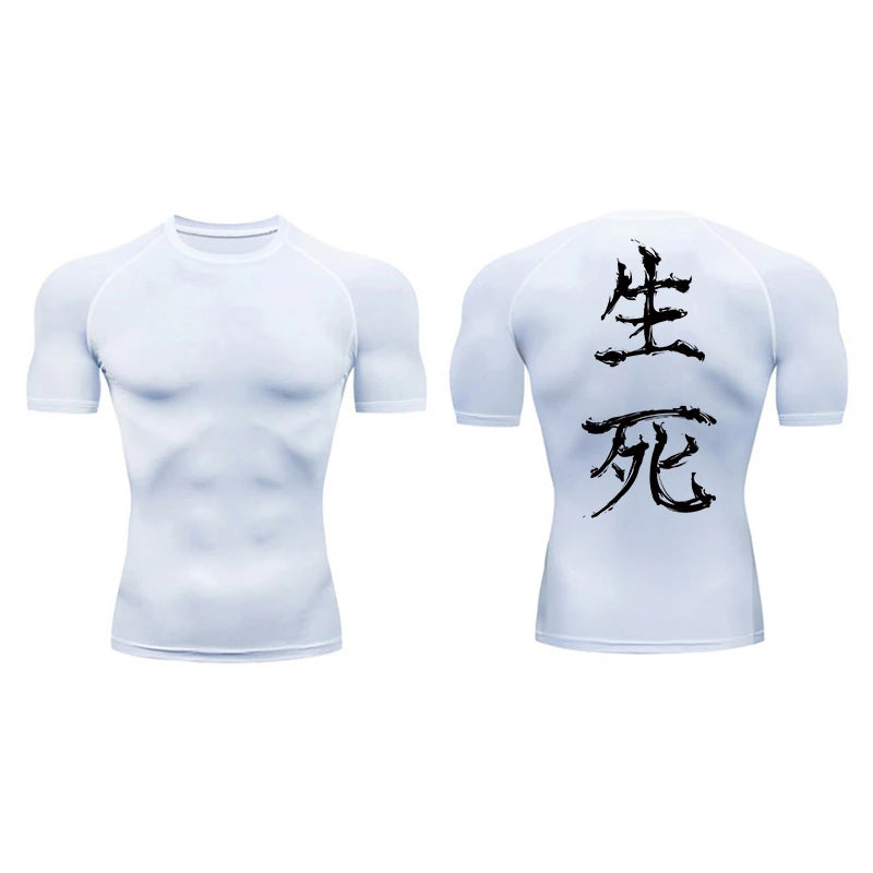 "Born and Die" Compression T-shirt