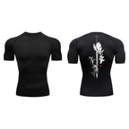 T-shirt de compression katana obscure