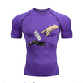 T-shirt de compression fan de Monster