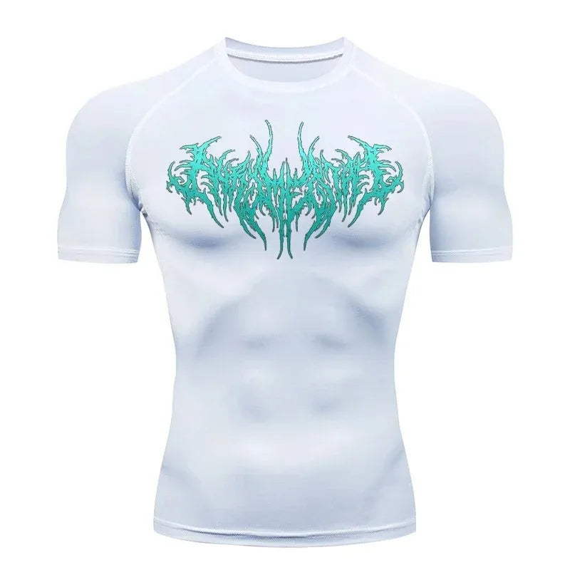 Premium compression calligraphy T-shirt