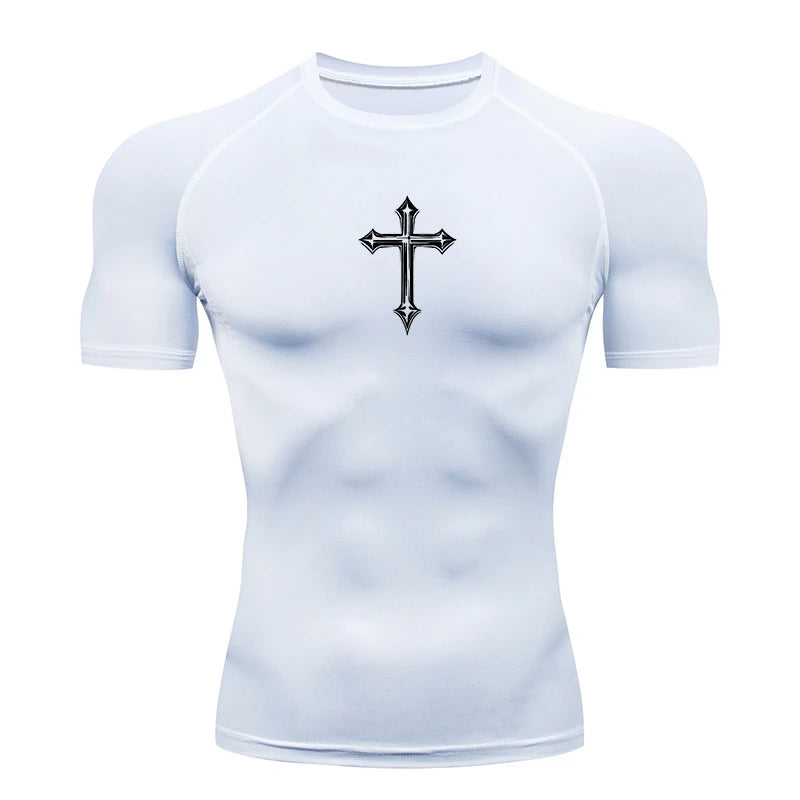 T-shirt de compression the God's Fear