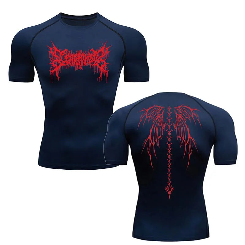 T-shirt de compression cauchemar éveillé