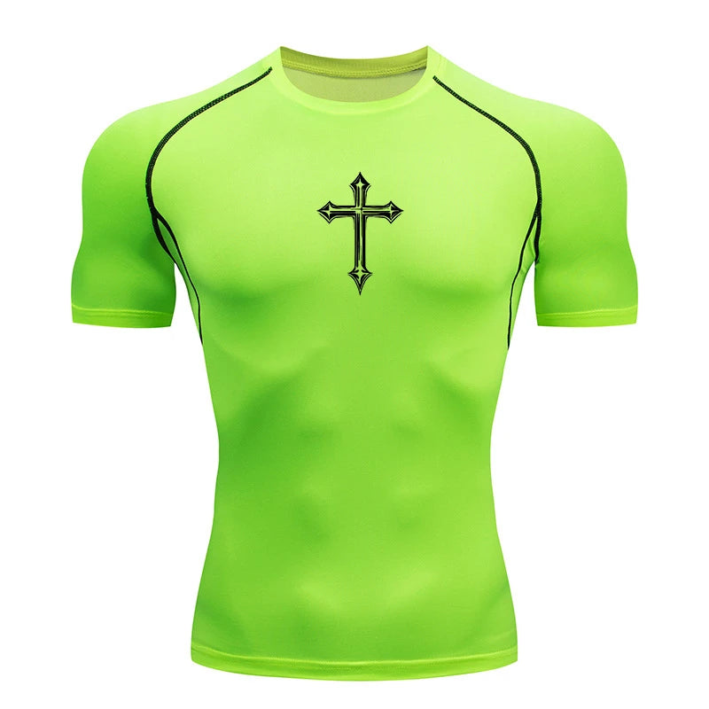 T-shirt de compression the God's Fear