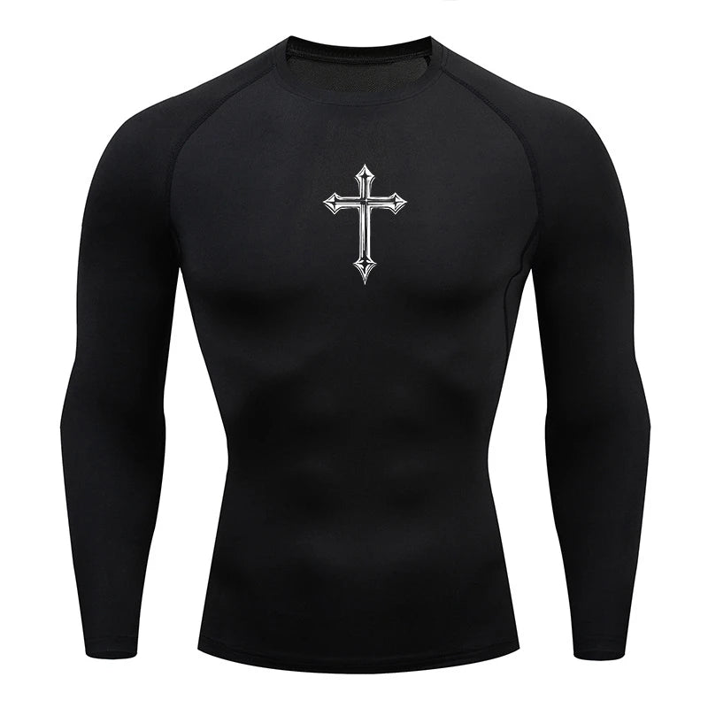 T-shirt de compression the God's Fear