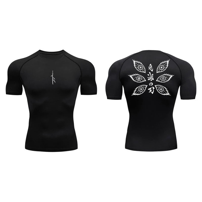 T-shirt de compression kunaï de combat