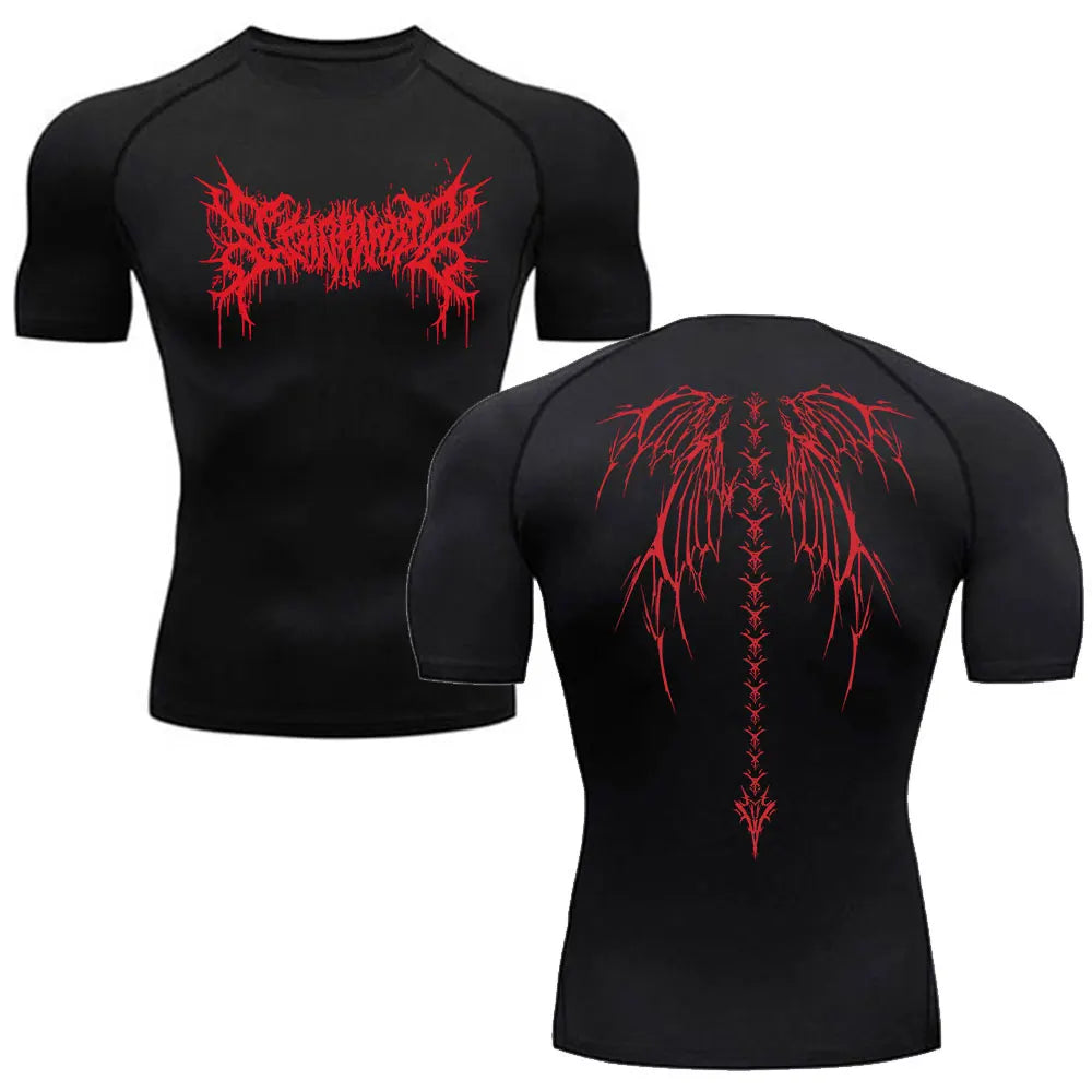 T-shirt de compression cauchemar éveillé