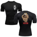 T-sirt de compression mange tes prot