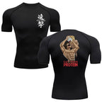 T-sirt de compression mange tes prot